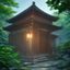 亚文化研究员头像，女性，表情学术，背景为日本街头文化图片