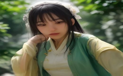 第一次的辣妹动漫风格场景，辣妹女主角金色头发夸张妆容站在城市街头，橙色夕阳背景，画面充满青春活力与日系潮流感